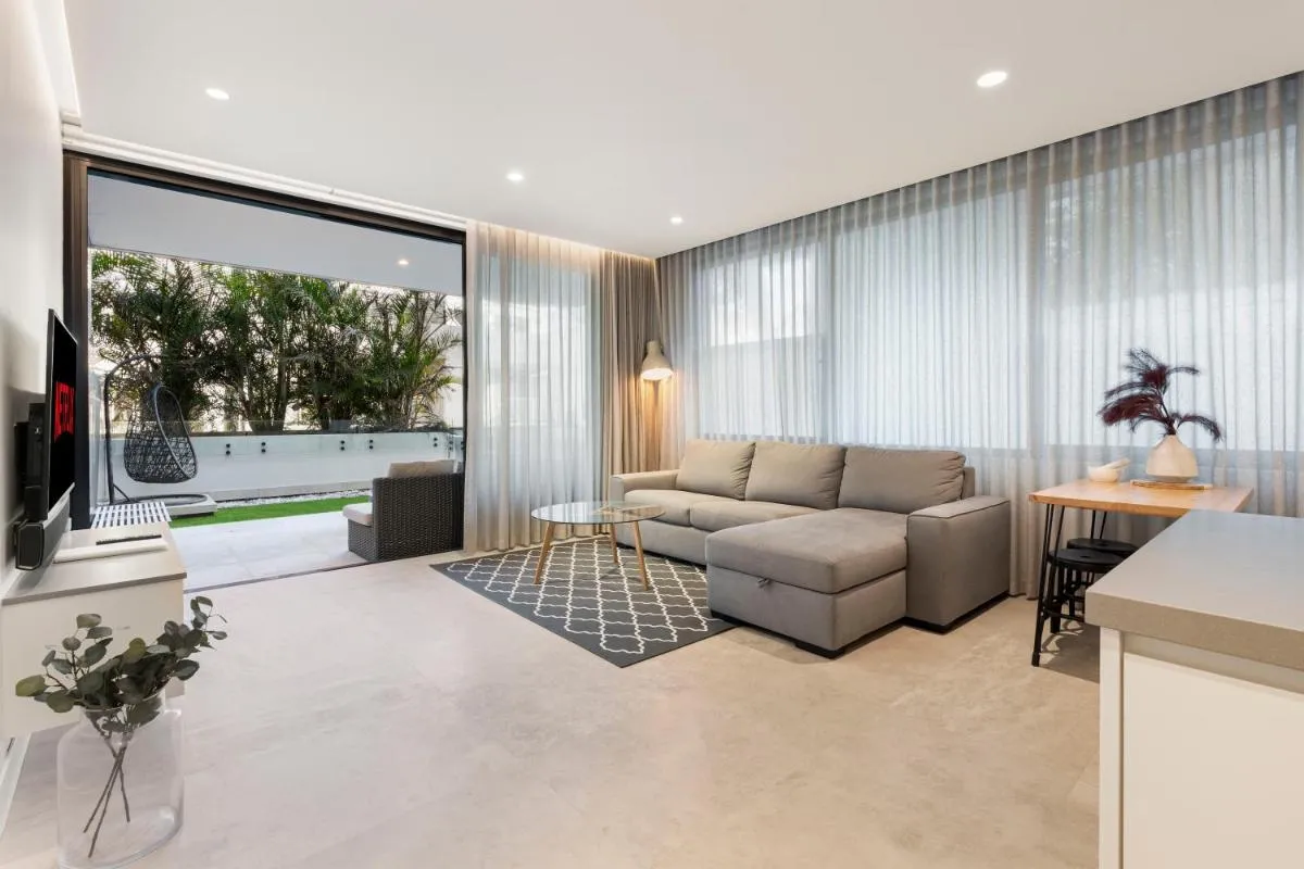 Image 3 of Modern 1BR Abode with Courtyard Steps to the Beach