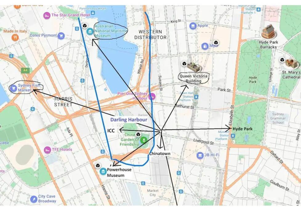 Image 1 of CBD 3BR Apt & Darling Harbour&Chinatown-2 mins walk